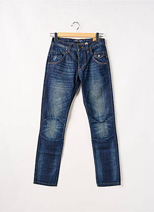 Jeans coupe droite tissage toile taille normale bleu FREEMAN T.PORTER homme