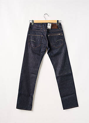 Jeans coupe droite fermeture boutonnée sur le devant bleu G STAR homme