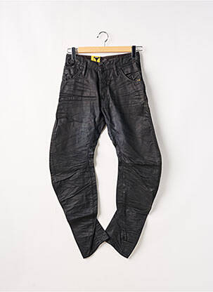 Jeans coupe droite fermeture boutonnée sur le devant noir G STAR homme