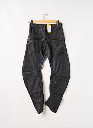 Jeans coupe droite fermeture boutonnée sur le devant noir G STAR homme