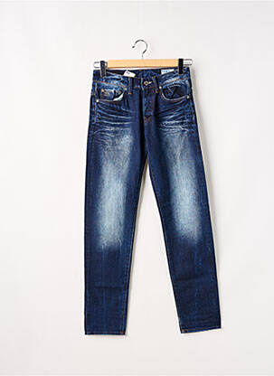 Jeans coupe droite broderie rivets taille normale bleu G STAR homme