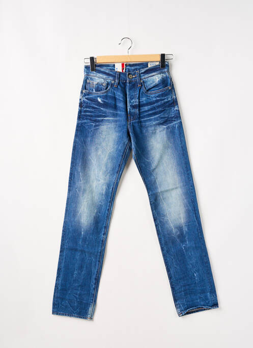 Jeans coupe droite broderie rivets taille normale bleu G STAR homme
