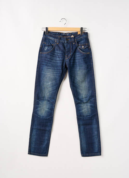 Jeans coupe droite bleu FREEMAN T.PORTER pour homme