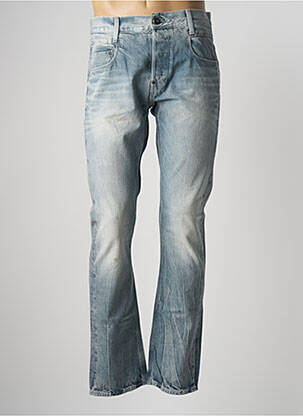 Jeans coupe slim broderie rivets taille basse gris G STAR femme