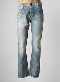 Jeans coupe slim broderie rivets taille basse gris G STAR femme