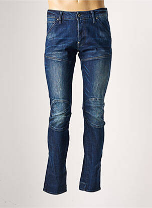 Jeans coupe slim slim taille basse bleu G STAR homme
