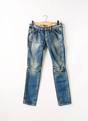 Jeans coupe slim slim taille basse bleu G STAR homme