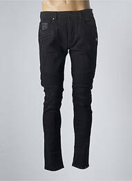 Jeans coupe slim slim taille basse noir UNIQUE DNM homme