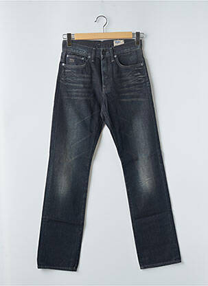 Jeans coupe droite tissage toile taille normale gris G STAR homme