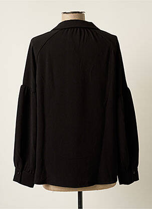 Blouse poignets boutonnés avec fente manches longues noir BETTY BARCLAY femme
