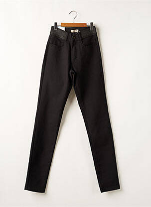 Pantalon slim taille élastique taille normale noir PARA MI femme