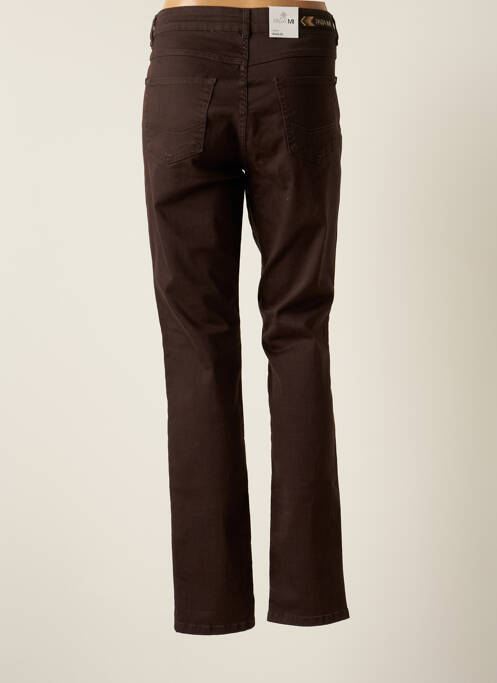 Pantalon slim marron PARA MI pour femme