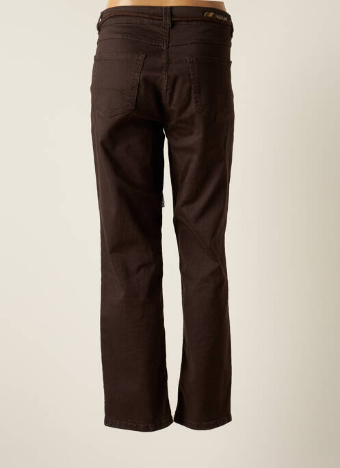 Pantalon slim marron PARA MI pour femme