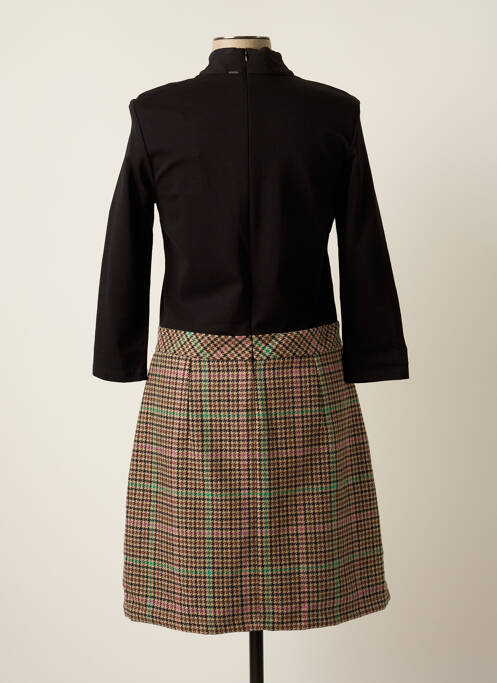 Robe mi-longue marron IKKS pour femme