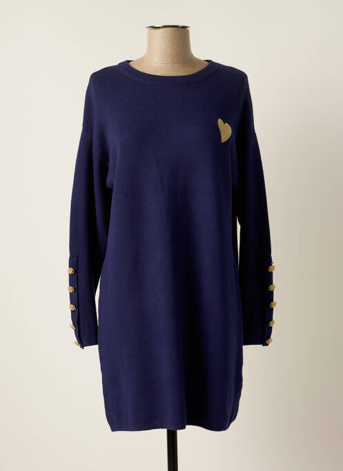 Robe pull bleu EXQUISS'S pour femme