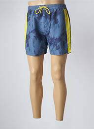 Short de bain imprimé fantaisie bleu HERO BY JOHN MEDOOX homme