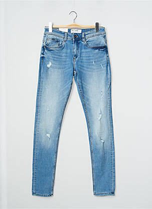 Jeans skinny taille normale taille normale bleu BONOBO femme