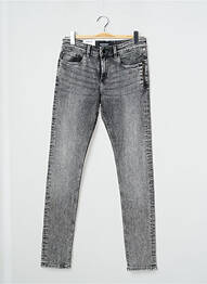 Jeans skinny taille normale taille normale gris BONOBO femme