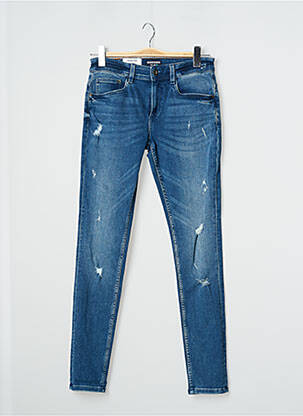 Jeans skinny taille normale taille normale bleu BONOBO femme