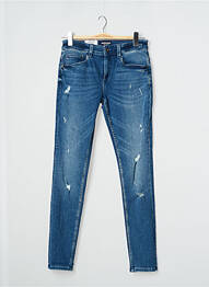 Jeans skinny taille normale taille normale bleu BONOBO femme