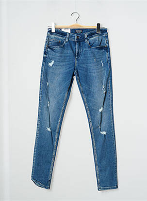Jeans skinny taille normale taille normale bleu BONOBO femme