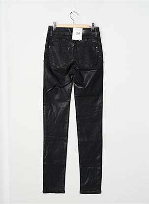 Pantalon slim taille haute taille haute noir BONOBO femme