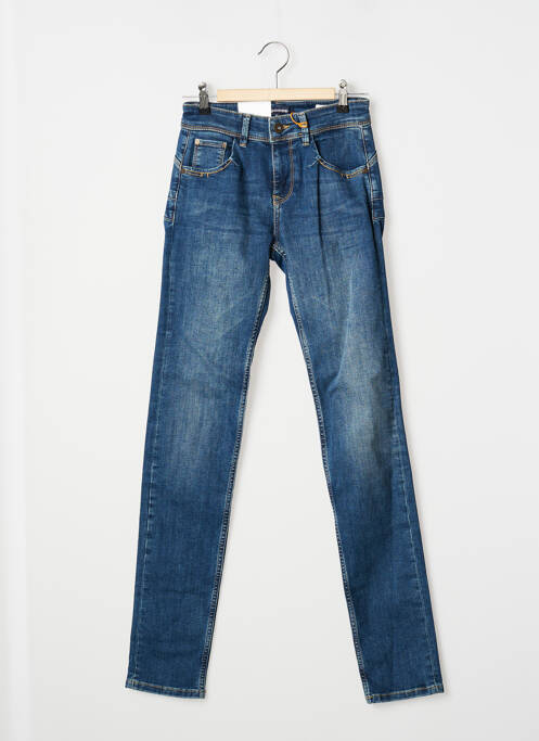 Jeans coupe slim slim taille normale bleu BONOBO femme