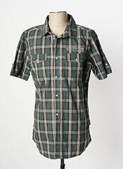 Chemise manches courtes vert HERO BY JOHN MEDOOX pour homme seconde vue