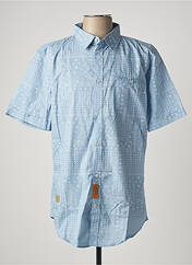Chemise manches courtes bleu HERO BY JOHN MEDOOX pour homme seconde vue