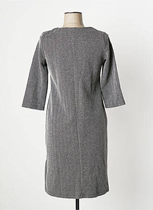 Robe mi-longue manches 3/4 manches 3/4 gris DAMART femme