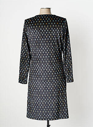 Robe mi-longue manches longues manches longues noir LA FIANCEE DU MEKONG femme