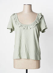 T-shirt vert BONOBO pour femme seconde vue