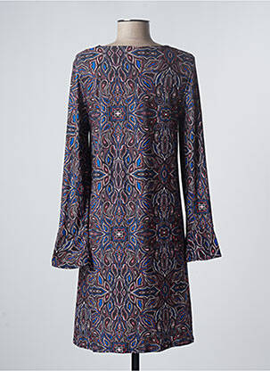 Robe mi-longue manches longues manches longues noir LA FIANCEE DU MEKONG femme