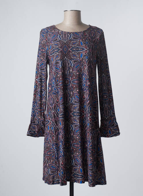 Robe mi-longue manches longues manches longues noir LA FIANCEE DU MEKONG femme