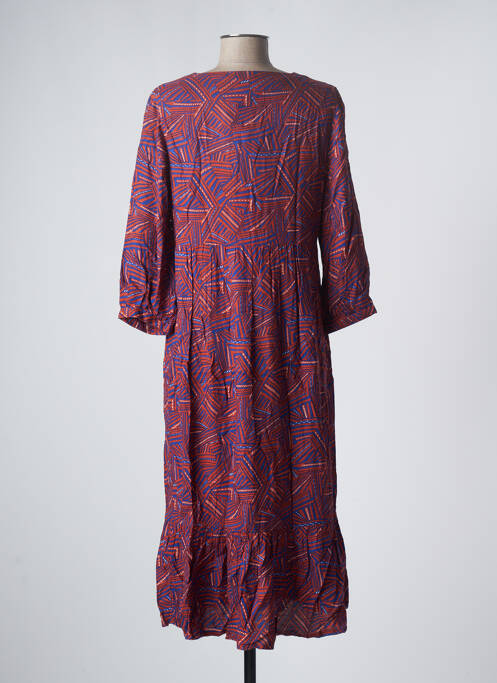 Robe mi-longue marron LA FIANCEE DU MEKONG pour femme