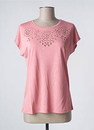 Top manches courtes manches courtes rose DAMART femme