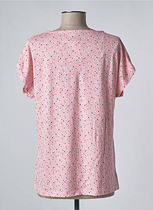 Top stretch manches courtes rose DAMART femme