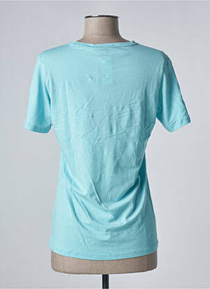 Top stretch manches courtes bleu DAMART femme