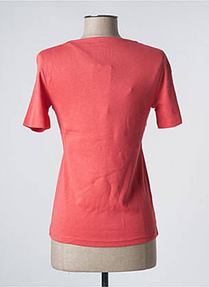 T-shirt col v manches courtes orange DAMART femme