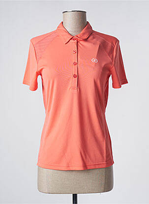 Polo stretch manches courtes orange DAMART femme
