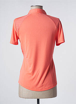 Polo stretch manches courtes orange DAMART femme