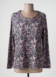 Pull stretch manches longues rose DAMART femme