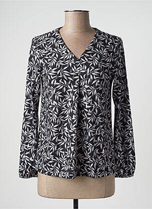 Top tissage jersey manches longues noir DAMART femme