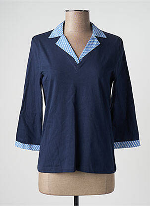 T-shirt imprimé fantaisie bleu DAMART femme