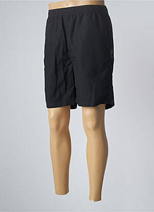 Short de bain tissage popeline noir STOOKER homme