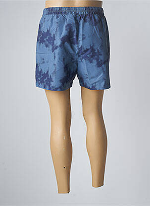 Short de bain tissage popeline bleu HERO BY JOHN MEDOOX homme