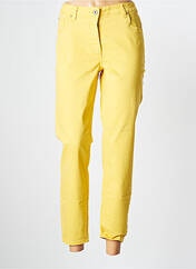 Pantalon 7/8 jaune BRANDTEX pour femme seconde vue