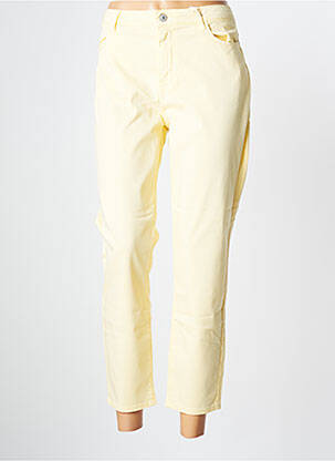 Pantalon 7/8 jaune KANOPE pour femme