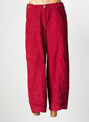 Pantalon 7/8 rouge AGATHE & LOUISE pour femme