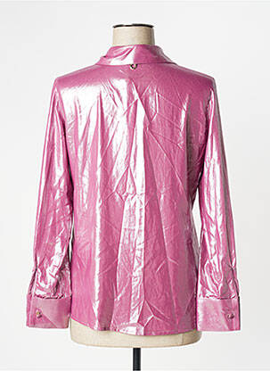 Chemisier coupe fluide manches longues rose RELISH femme